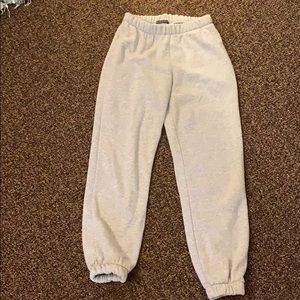 brandy melville grey sweatpants
